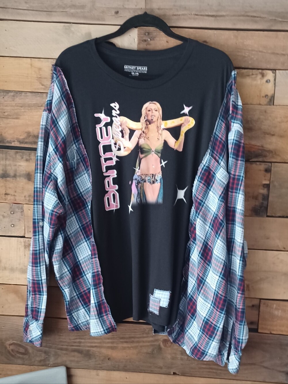 Upcycled Britney Spears Graphic T-Shirt